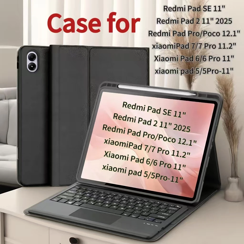 Redmi Tablet Accessories - Funda con Teclado Inteligente para Redmi