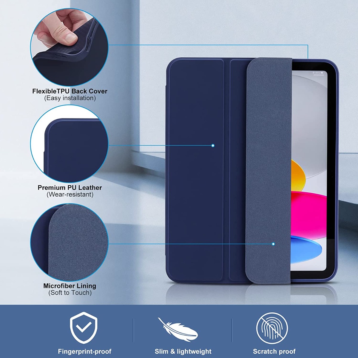 Con portalápices Funda para IP - Ipad Cover Folio reseña y precio